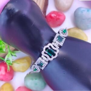 American Diamond Braclet - Green