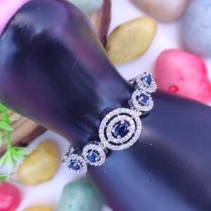 American Diamond Braclet -Blue